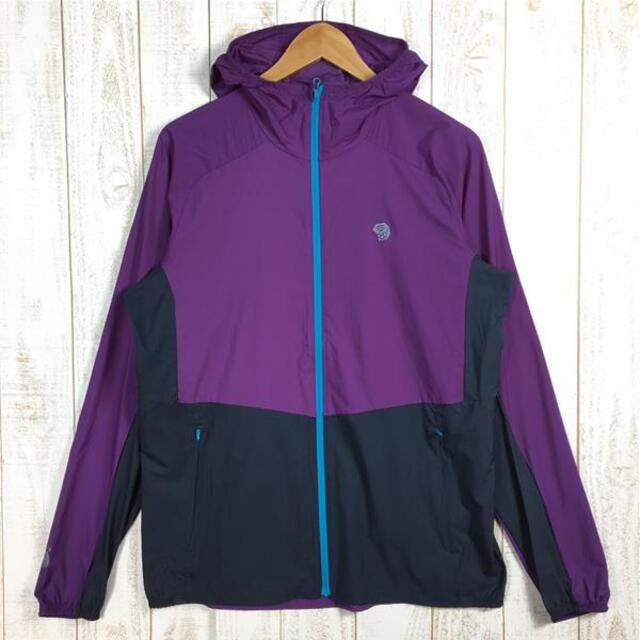 MENs M  マウンテンハードウェア コア プレシェル フーディ Kor Preshell Hoody ウィンドシェル ジャケット MOUNTAIN HARDWEAR OM7395 パープル系 メンズのメンズ その他(その他)の商品写真