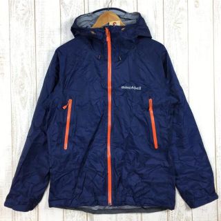 モンベル(mont bell)のMENs M  モンベル ストームクルーザー ジャケット ゴアテックス レインシェル フーディ MONTBELL 1128531 ネイビー系(その他)