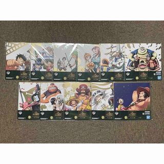 ONE PIECE 一番くじ H賞 メモリアル色紙　全11種　コンプセット(イラスト集/原画集)