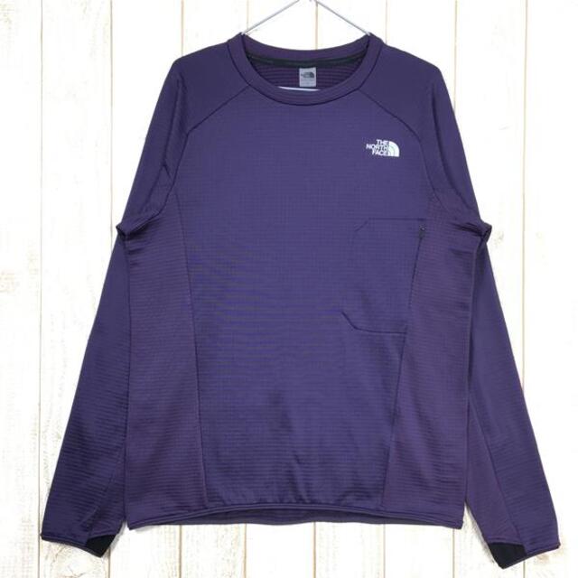 MENs XL  ノースフェイス サーマル バーサ グリッド クルー Thermal Versa Grid Crew フリース プルオーバー セーター NORTH FACE NL72179 DA ダークエッグプラントパープル パープル系