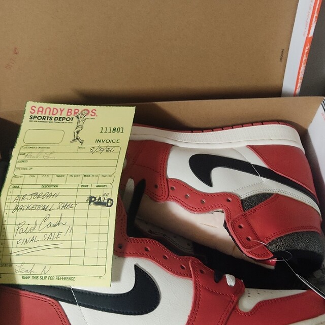 nike air jordan 1 chicago 28cmメンズ