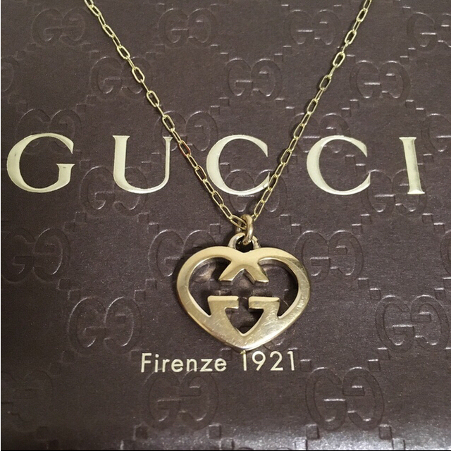 新品国産 Gucci ネックレス ゴールド ラブリーハート の通販 by shop