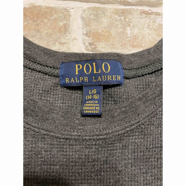 Ralph Lauren(ラルフローレン)のラルフローレン   ワンポイント長袖Tシャツ キッズ/ベビー/マタニティのキッズ服男の子用(90cm~)(Tシャツ/カットソー)の商品写真