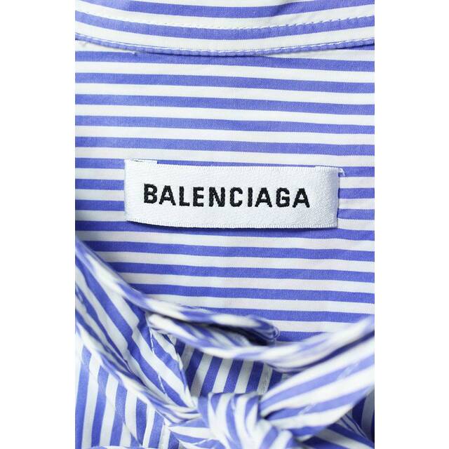 得価お得 Balenciaga 18AW 520497 TXB03 バックロゴプリントストライプ