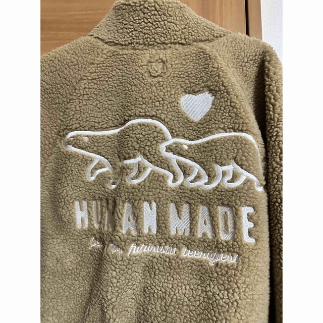 ヒューマンメイド　HUMAN MADE  ボアフリースジャケット　L メンズのジャケット/アウター(ブルゾン)の商品写真