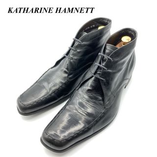 キャサリンハムネット(KATHARINE HAMNETT)のKATHARINE HAMNETT ロングノーズショートブーツ(ドレス/ビジネス)