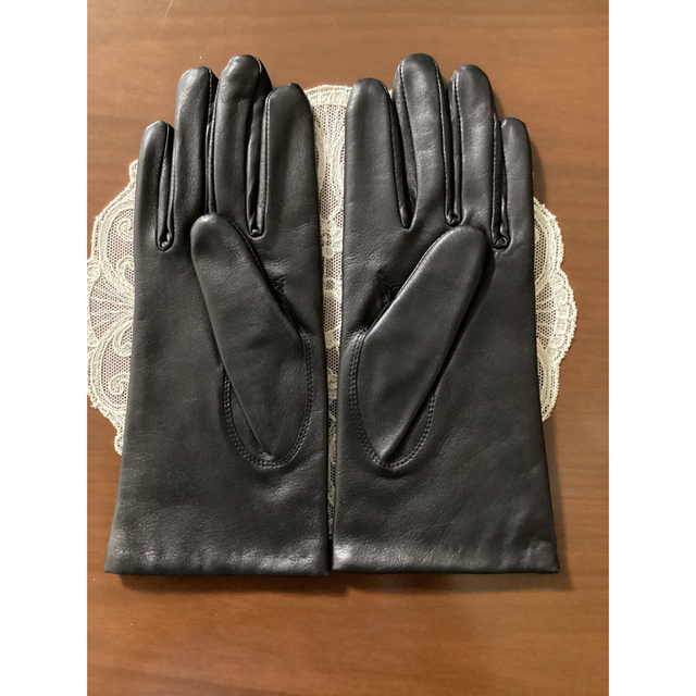 新品未使用ミラショーンカシミヤレザーグローブ手袋カシミア