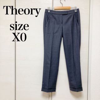 セオリー(theory)のTheory  セオリー　スラックス　ウールパンツ　グレー　サイズX0(カジュアルパンツ)