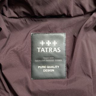 TATRAS - 【ベルト付】TATRAS AGOGNA ダウンジャケット ボルドー Sの