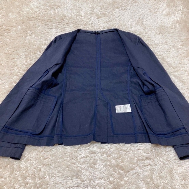レビュー投稿で選べる特典 【美品】セオリー ノーカラー セットアップ