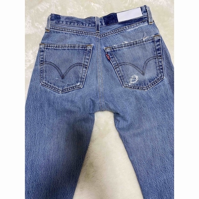 Ron Herman(ロンハーマン)の《美品》リダン RE/DONE LEVI'Sストレートデニム23 レディースのパンツ(デニム/ジーンズ)の商品写真