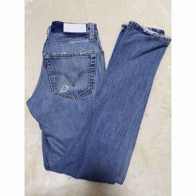 Ron Herman(ロンハーマン)の《美品》リダン RE/DONE LEVI'Sストレートデニム23 レディースのパンツ(デニム/ジーンズ)の商品写真