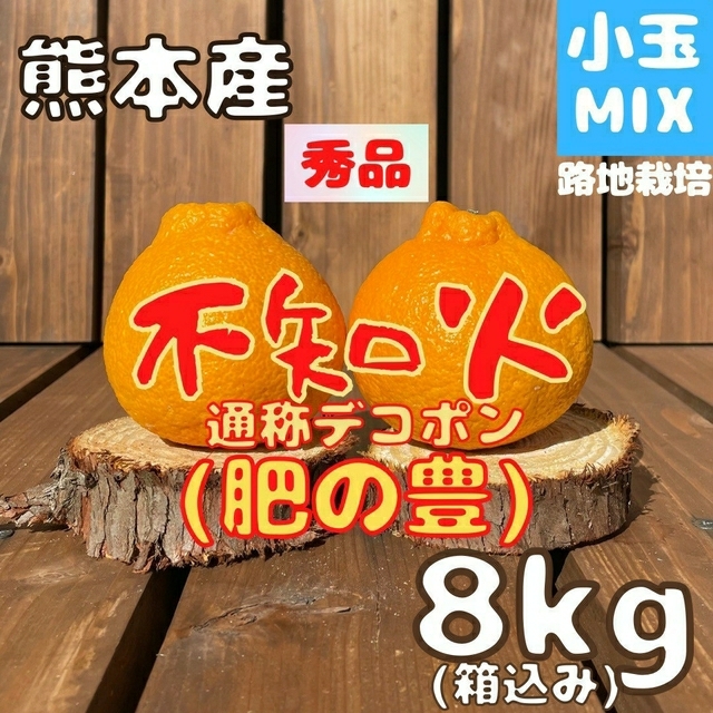 不知火 秀品 小玉MIX8kg(デコポン)