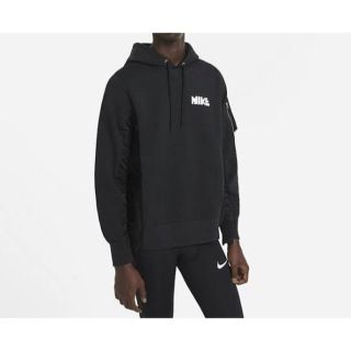 ナイキ(NIKE)のSacai×NIKE Unisex Hoodie in Black Mサイズ(パーカー)