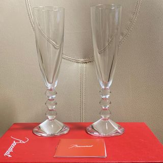 バカラ(Baccarat)の新品 未使用 バカラ ベガ シャンパングラス フルート ペア 2脚 クリスタル(グラス/カップ)