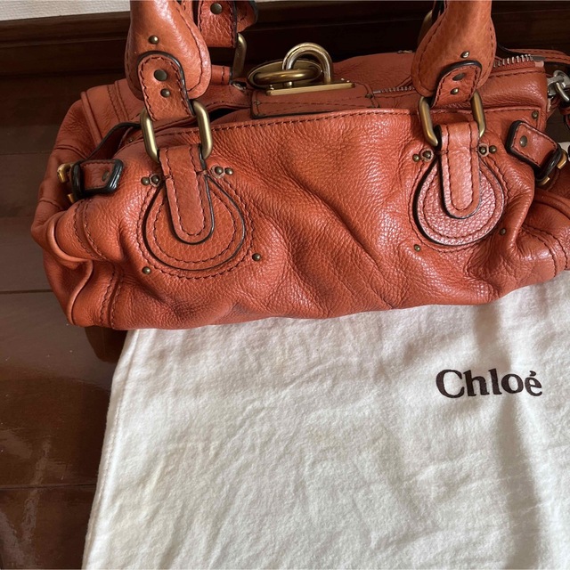 クロエ パディントン Chloe ブラウン 赤茶 バッグ クロエ バッグ