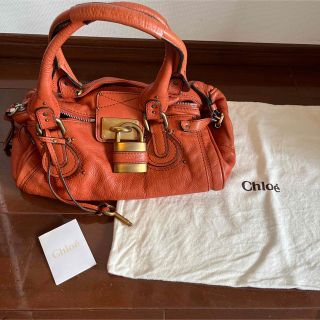 クロエ パディントン Chloe ブラウン 赤茶 バッグ クロエ バッグ