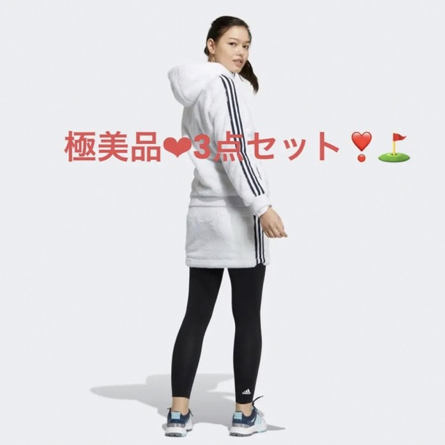 極美品♡adidas ゴルフ　セットアップのサムネイル