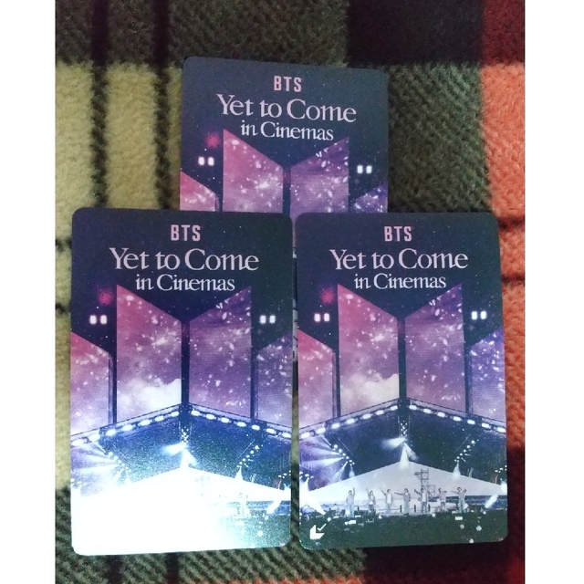 「BTS:Yet Come in Cinemas」ムビチケ3枚