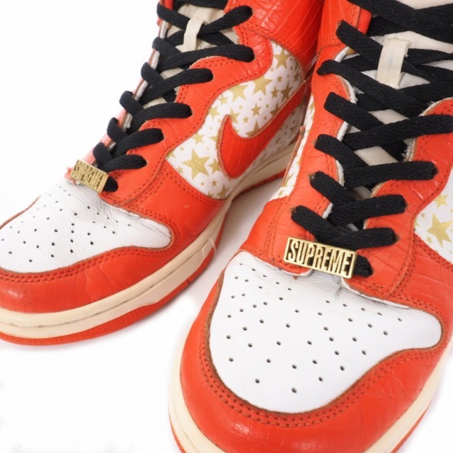 ナイキ エスビー NIKE SB × シュプリーム Supreme ダンクハイ メンズの靴/シューズ(スニーカー)の商品写真