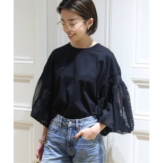 ドゥーズィエムクラス(DEUXIEME CLASSE)の✴︎新品✴︎【H/アッシュ】remake レースバルーンTシャツ(Tシャツ(長袖/七分))