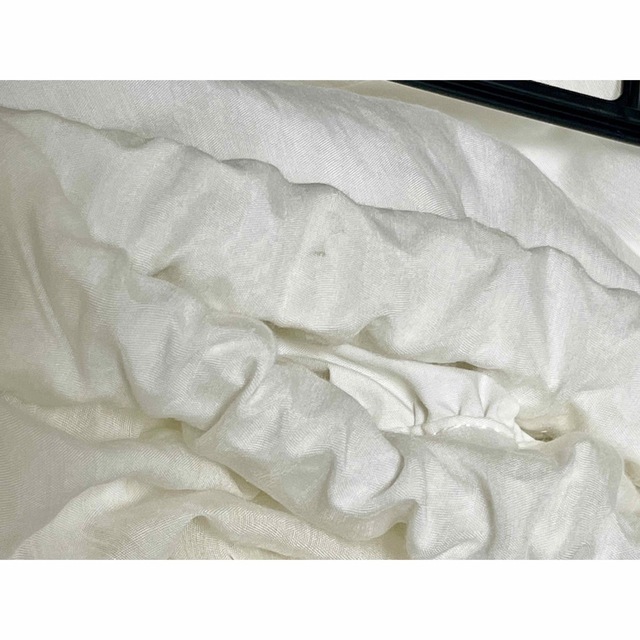 Drawer(ドゥロワー)のSEVENTENbyMIHOKAWAHITOソフトオーガンジーSKホワイト レディースのスカート(ロングスカート)の商品写真