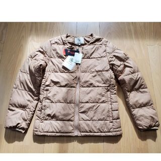 AIGLE ノーカラージャケットLサイズ★美品★旧ロゴ希少