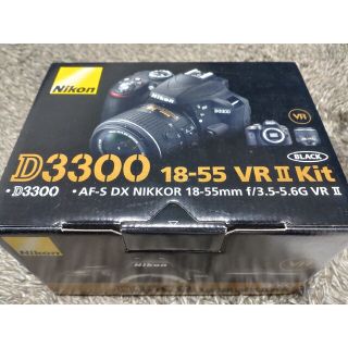 Nikon - Nikon D3300 18-55 VR2 レンズキット BLACK 極良品の通販 by