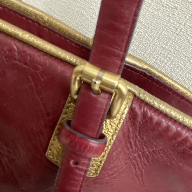 LONGCHAMP(ロンシャン)のロンシャン　ショルダー　トートバッグ　レッド　レザー　馬柄 レディースのバッグ(トートバッグ)の商品写真