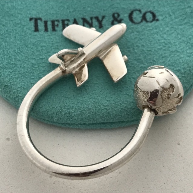 Tiffany 地球飛行機 キーホルダー-