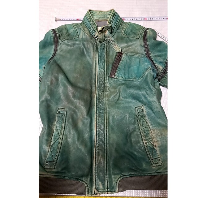 【超柔らかい】DIESEL LEATHER JACKET【3wayデザイン可】