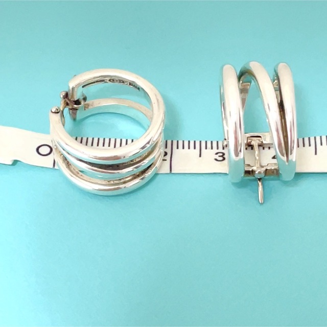希少廃盤TIFFANY&Co. ティファニーダイアゴナルフープピアス | www