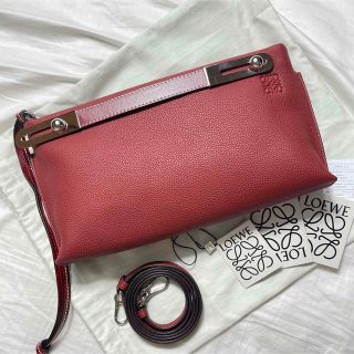 LOEWE - LOEWE ミッシー スモール ボルドー 3WAY ショルダー ハンド
