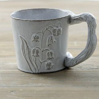 アスティエドヴィラット(ASTIER de VILLATTE)のAstier de Villatte フルール・ティーカップ(グラス/カップ)