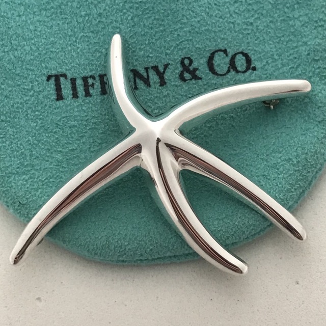 Tiffany スターフィッシュ ブローチ美品アクセサリー