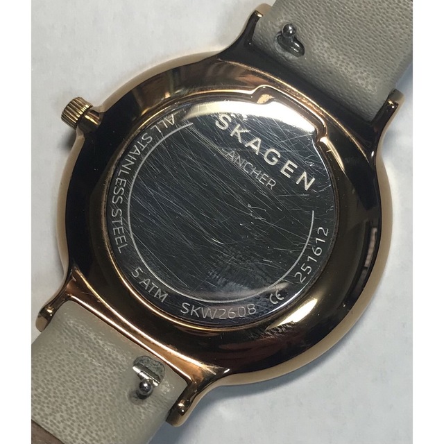 SKAGEN(スカーゲン)の【動作品】 SKAGEN スカーゲン クォーツ式　腕時計 メンズの時計(腕時計(アナログ))の商品写真