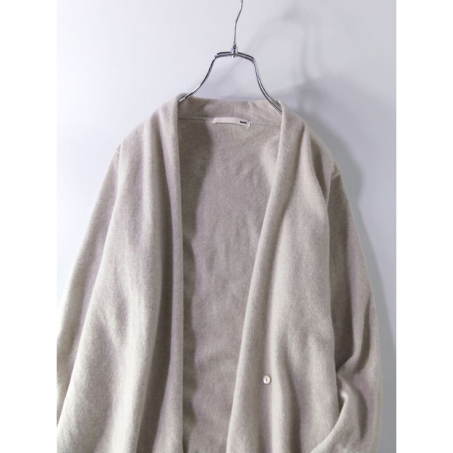 evam evaエヴァムエヴァ cotton linen cardiganコットンリネン羽織ニットカーディガン【LKNA64619】