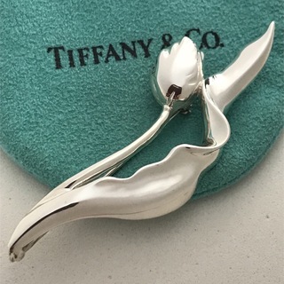 ティファニー(Tiffany & Co.)のTiffany チューリップ ブローチ 希少美品(ブローチ/コサージュ)