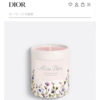 ディオール(Dior)のミスディオール　キャンドル(キャンドル)