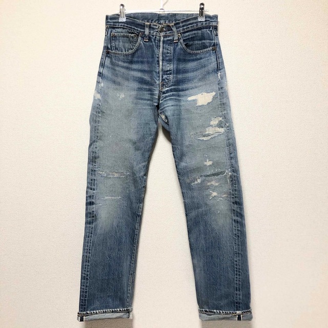 60s Levi's 501 bige 最初期 vステッチ 足長r ヴィンテージ-