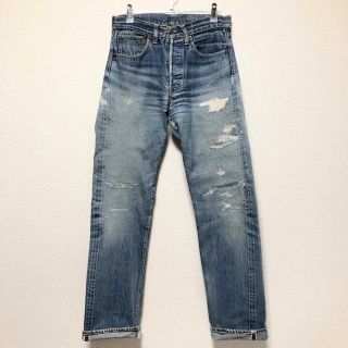 リーバイス(Levi's)の60s Levi’s 501 bige 最初期　vステッチ　足長r ヴィンテージ(デニム/ジーンズ)