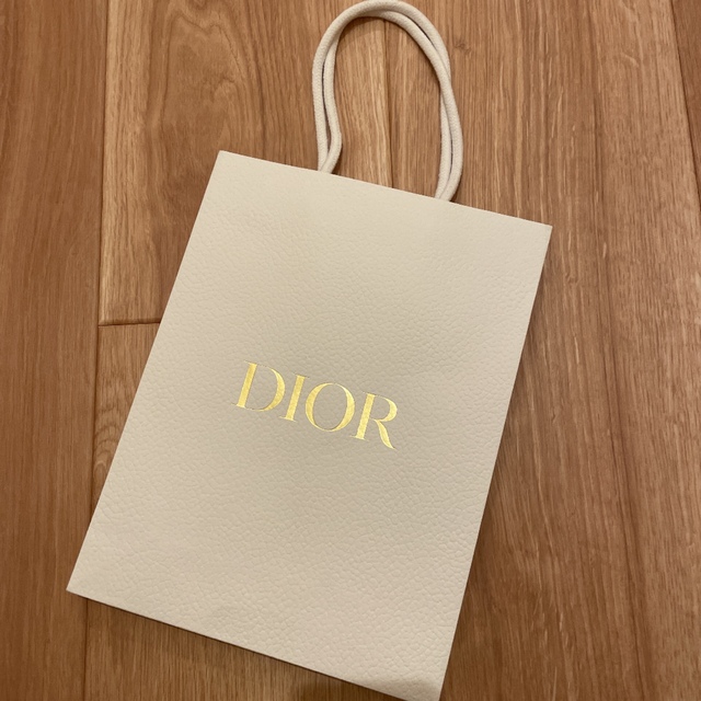 Christian Dior(クリスチャンディオール)のdior ショップ袋　ショッパー　スター　星チャーム付き　美品 レディースのバッグ(ショップ袋)の商品写真