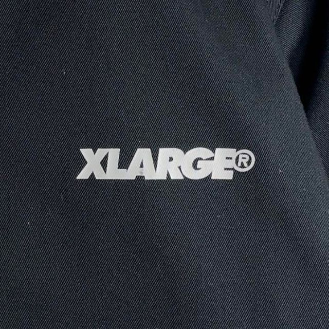 XLARGE(エクストララージ)の《即完売モデル》エクストララージ☆ワークジャケット　ビックロゴ　定番カラー　黒 メンズのジャケット/アウター(ブルゾン)の商品写真