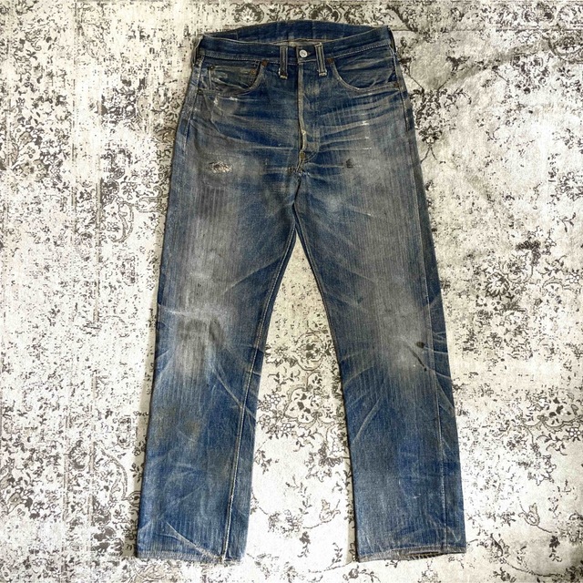 【幻級】Levi's 30's "501xx 37 model" 鬼ヒゲ 激渋