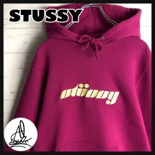 激希少STUSSY ステューシー 極希少カラー ピンク　プルオーバーＳ　USA製