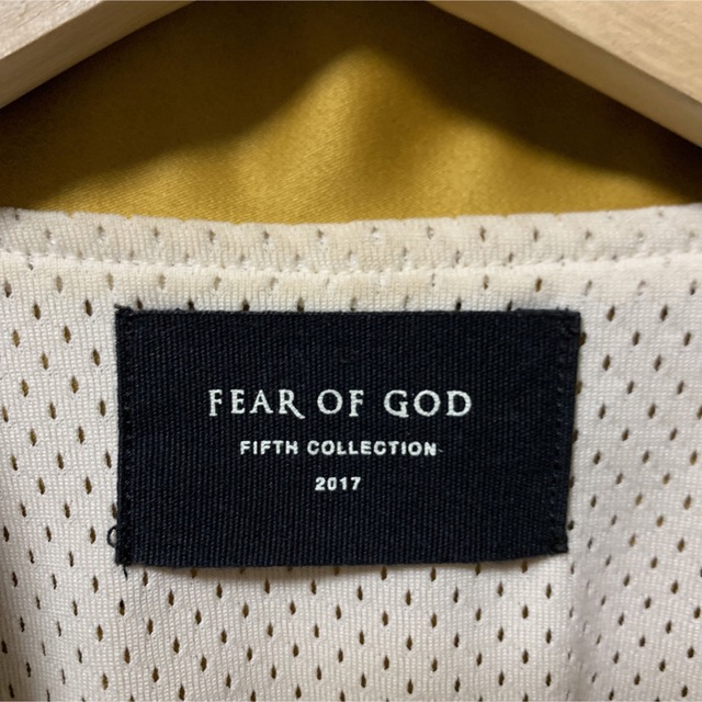 TAKUYA着用 FEAR OF GOD サテンベースボールコーチジャケット - スタジャン