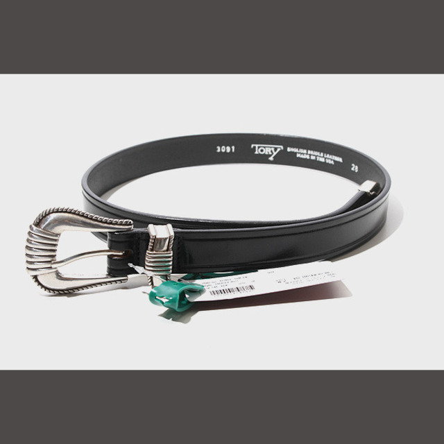 トリーレザー USA製 CREASED BELT レザーベルト 28 - ベルト
