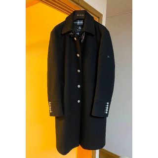 バーバリーブラックレーベル(BURBERRY BLACK LABEL)のBURBERRY BLACK LABEL カシミヤ ネルソン コート M 黒(チェスターコート)