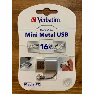 ミツビシケミカル(三菱ケミカル)のき・た・じ・ま様）バーベイタム製 16GB mini USB3.0  新品未使用(PC周辺機器)