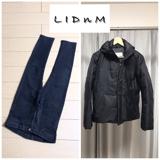 LIDNM(リドム)の【LIDnMリドム/ダウンジャケット、スキニーパンツ、上下コーデセット】 メンズのジャケット/アウター(ダウンジャケット)の商品写真